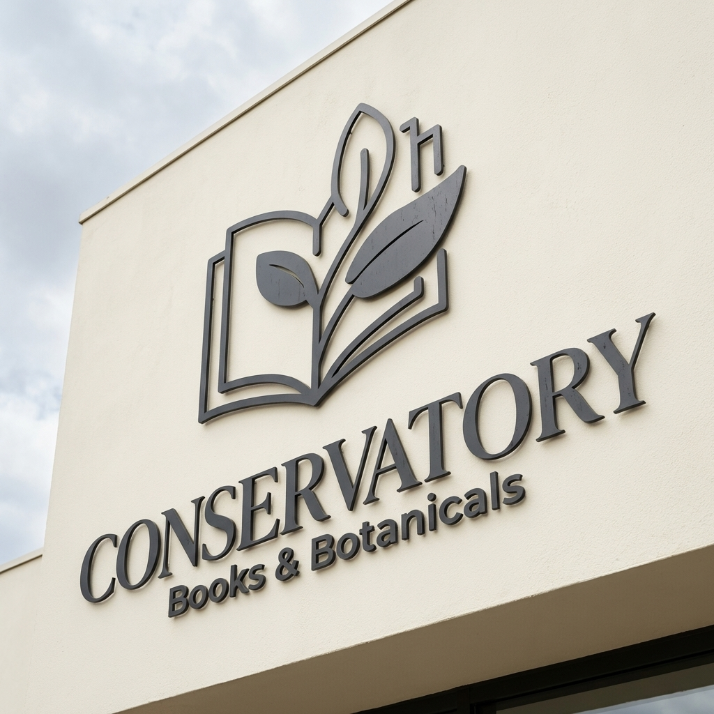 Conservatory front sign