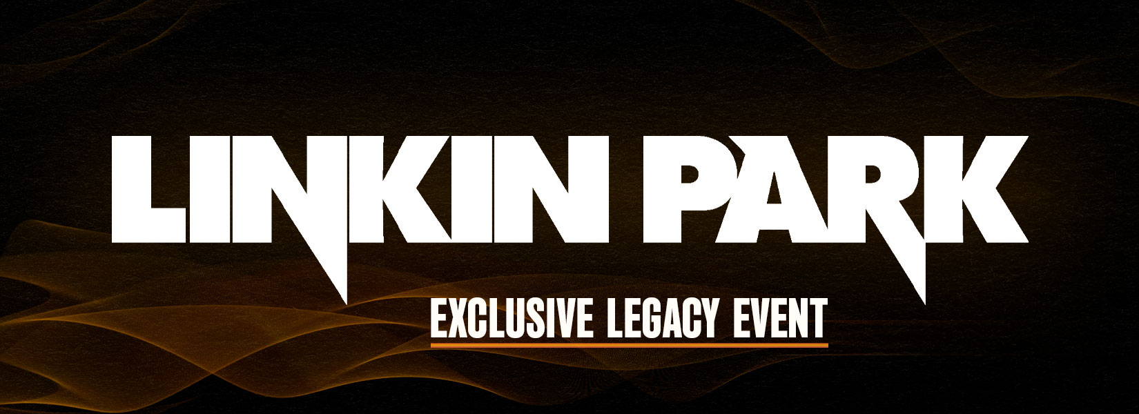 Front side of Linkin Park concert ticket mockup